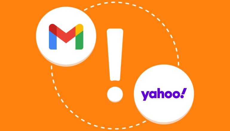 Gmail ja Yahoo -uudistus